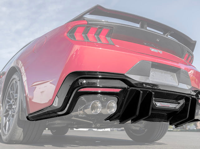 2024+ FORD MUSTANG S650 |  VERSION 2 PACKAGE REAR BUMPER DIFFUSER